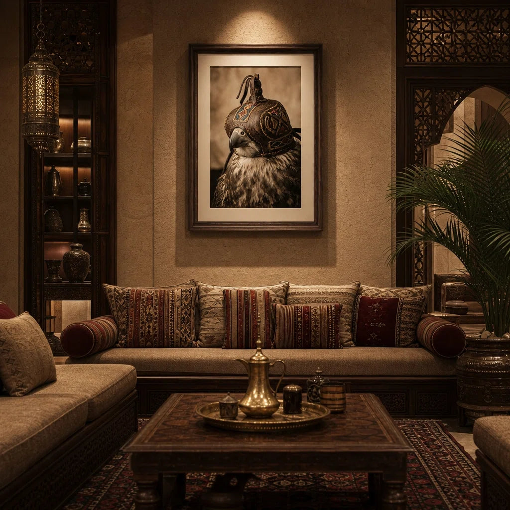 Artura Paint | Guardian of Tradition Hooded Falcon Portrait