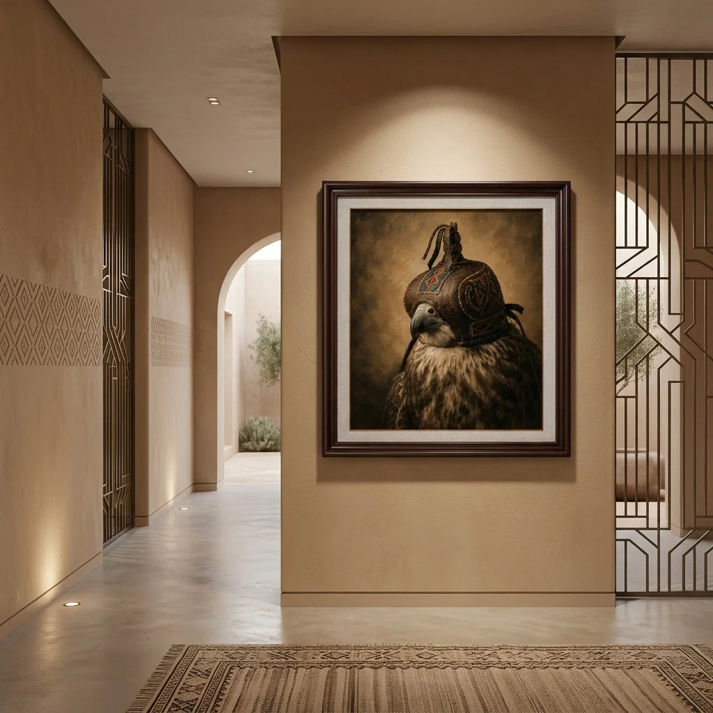 Artura Paint | Guardian of Tradition Hooded Falcon Portrait
