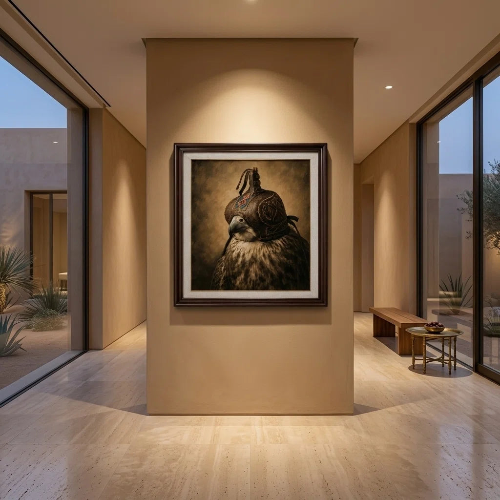 Artura Paint | Guardian of Tradition Hooded Falcon Portrait