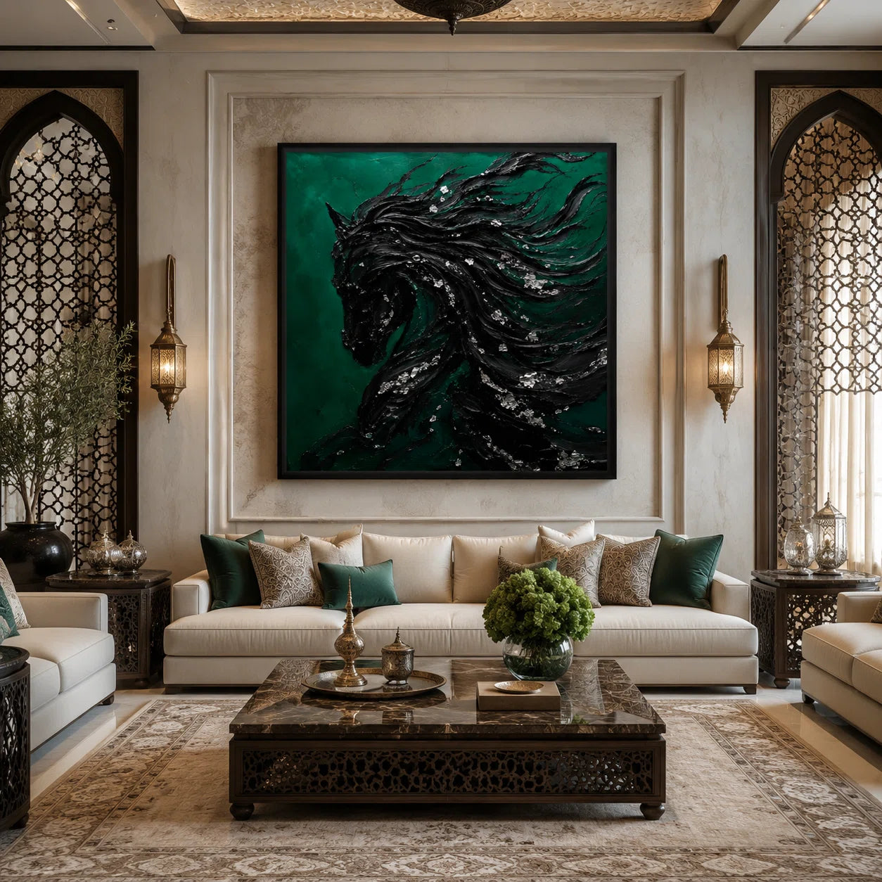 Artura Paint | Midnight Gallop In Emerald