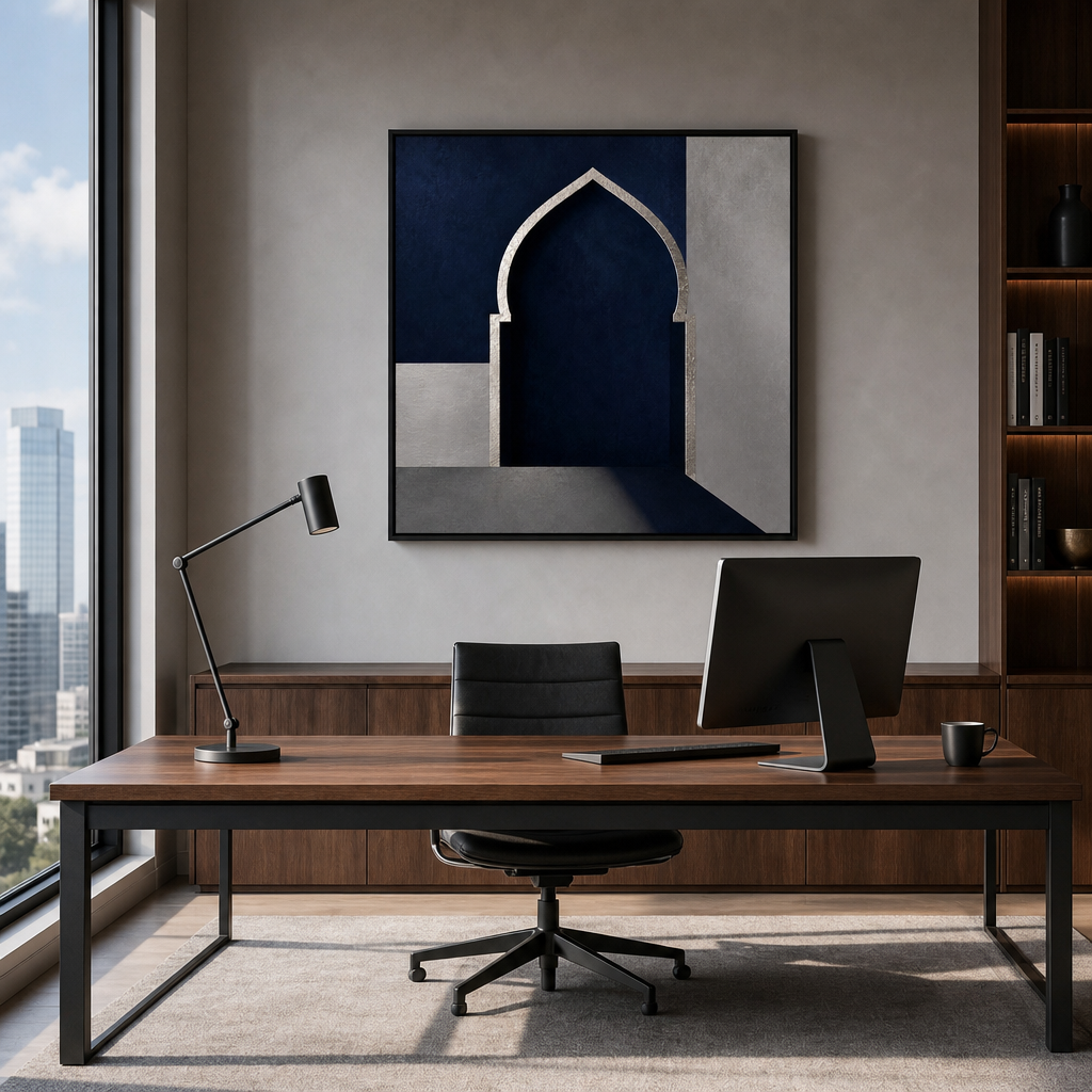 Artura Paint | إرث البلاتين: أصداء متناظرة (مجموعة ثنائية اللوحات مخصصة للعرض الفني)