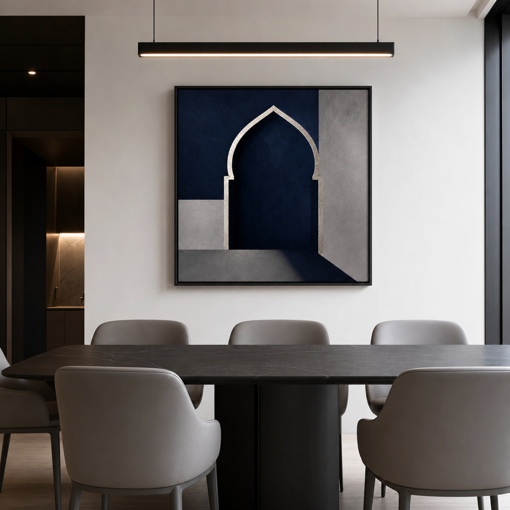 Artura Paint | إرث البلاتين: أصداء متناظرة (مجموعة ثنائية اللوحات مخصصة للعرض الفني)