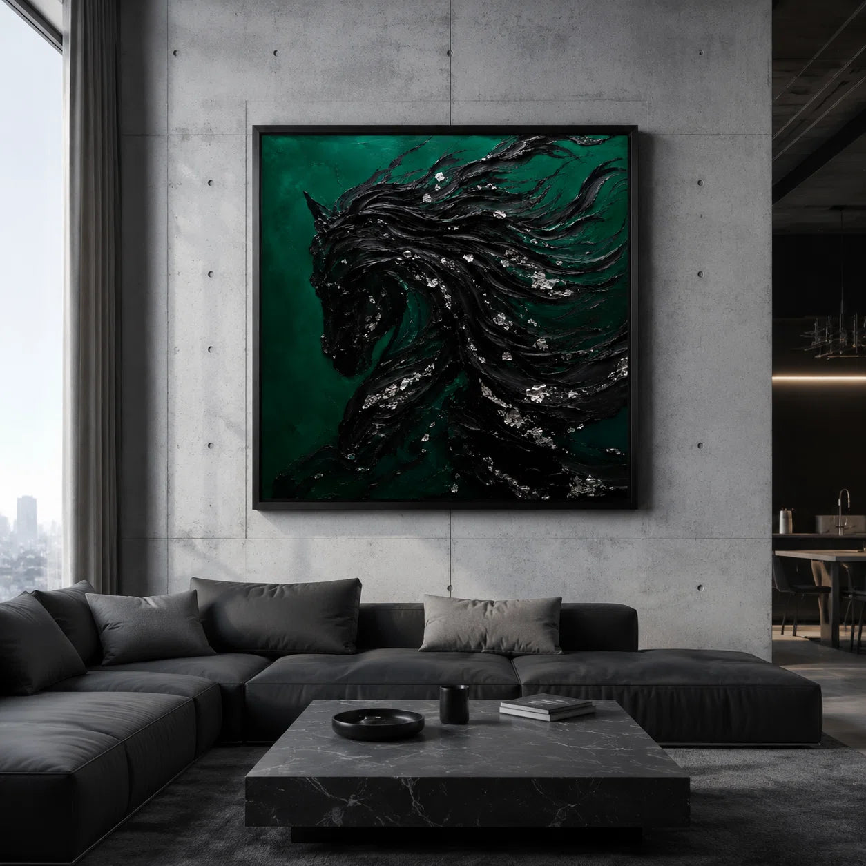 Artura Paint | Midnight Gallop In Emerald