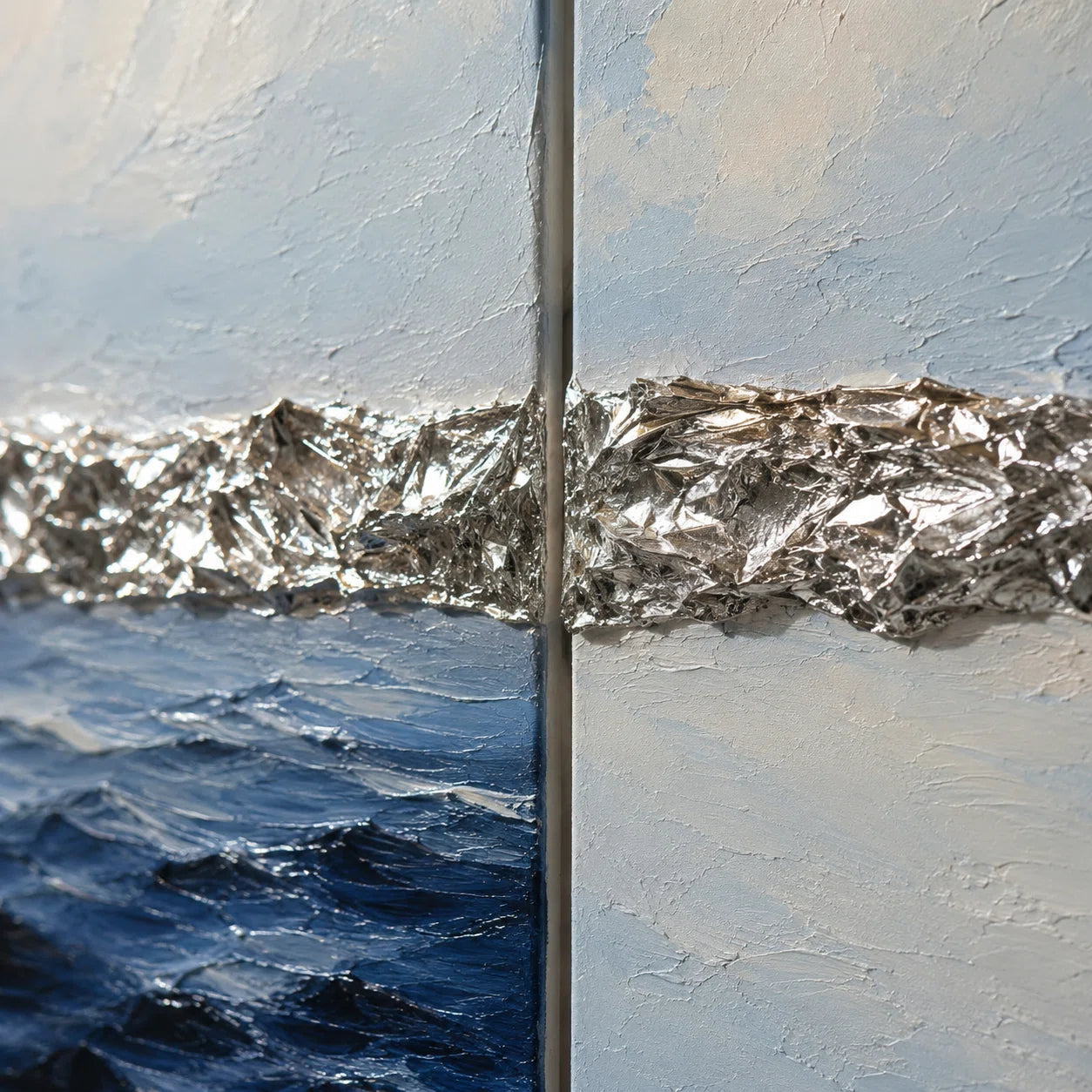 Artura Paint | Silver Horizon Diptych