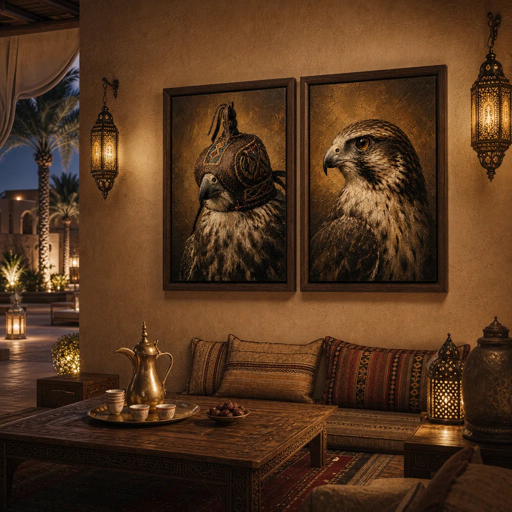 Artura Paint | إرث البلاتين: أصداء متناظرة (مجموعة ثنائية اللوحات مخصصة للعرض الفني)