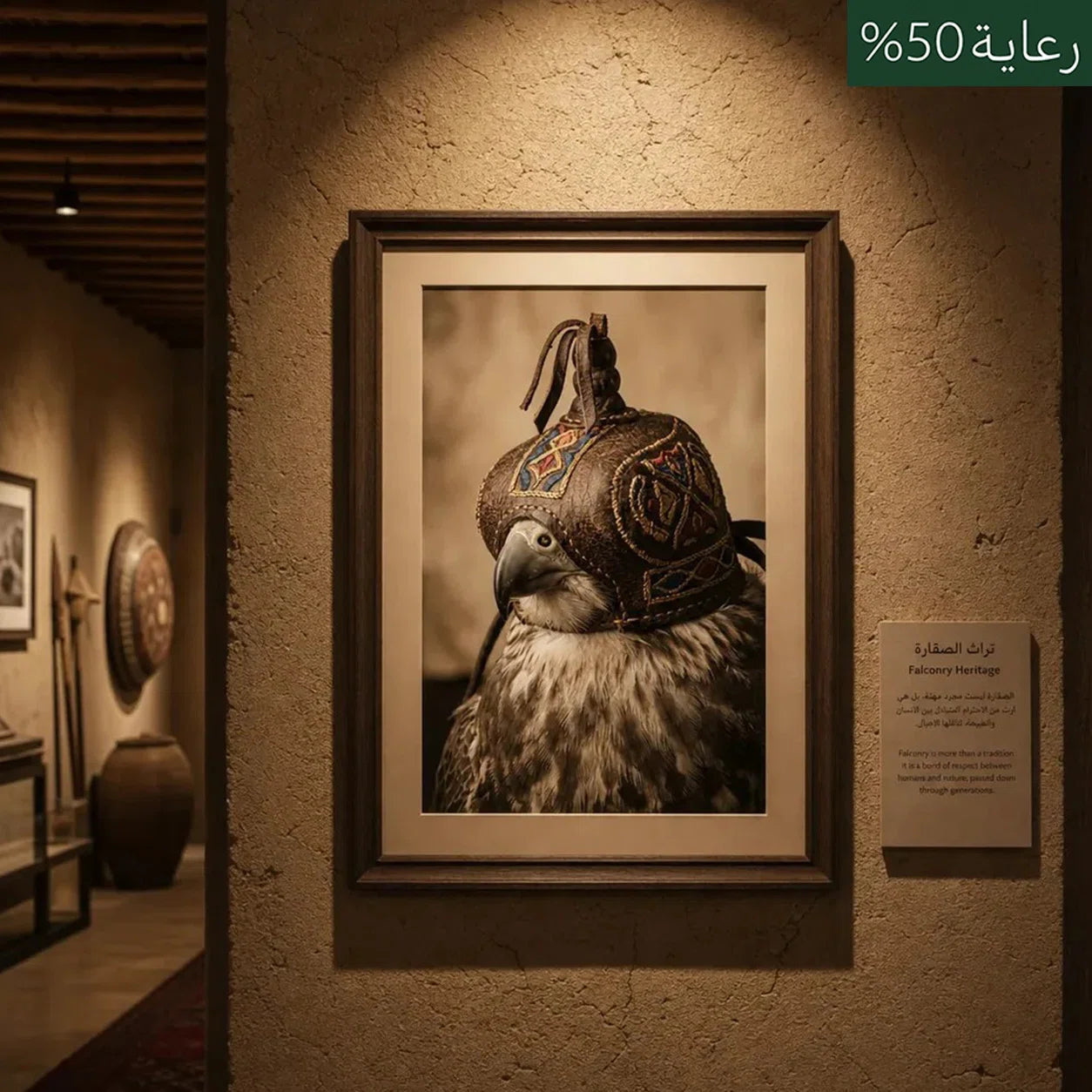 Artura Paint | Guardian of Tradition Hooded Falcon Portrait