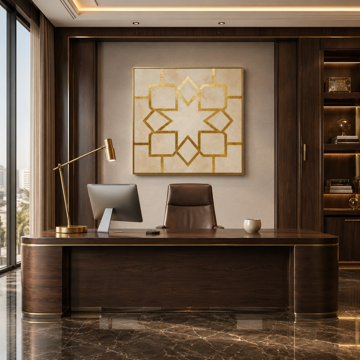 Artura Paint | إرث البلاتين: أصداء متناظرة (مجموعة ثنائية اللوحات مخصصة للعرض الفني)