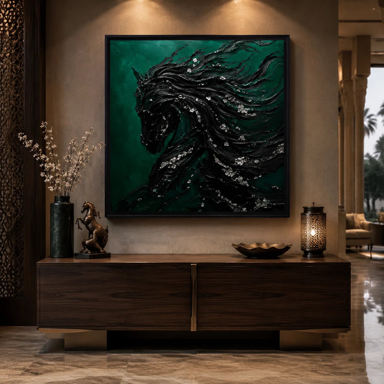 Artura Paint | Midnight Gallop In Emerald