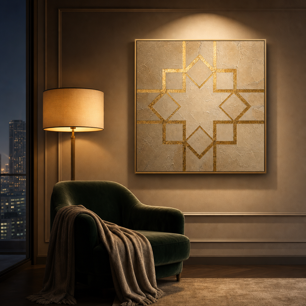 Artura Paint | إرث البلاتين: أصداء متناظرة (مجموعة ثنائية اللوحات مخصصة للعرض الفني)