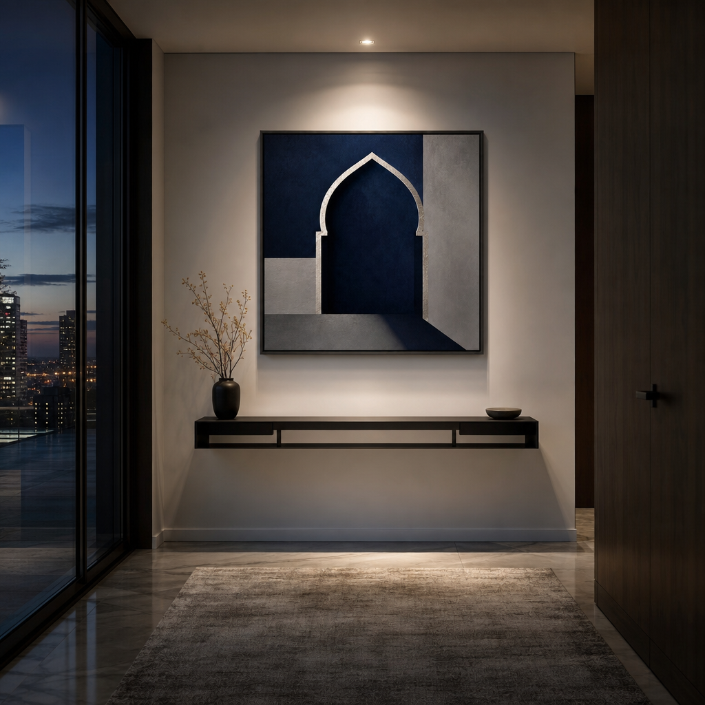 Artura Paint | إرث البلاتين: أصداء متناظرة (مجموعة ثنائية اللوحات مخصصة للعرض الفني)