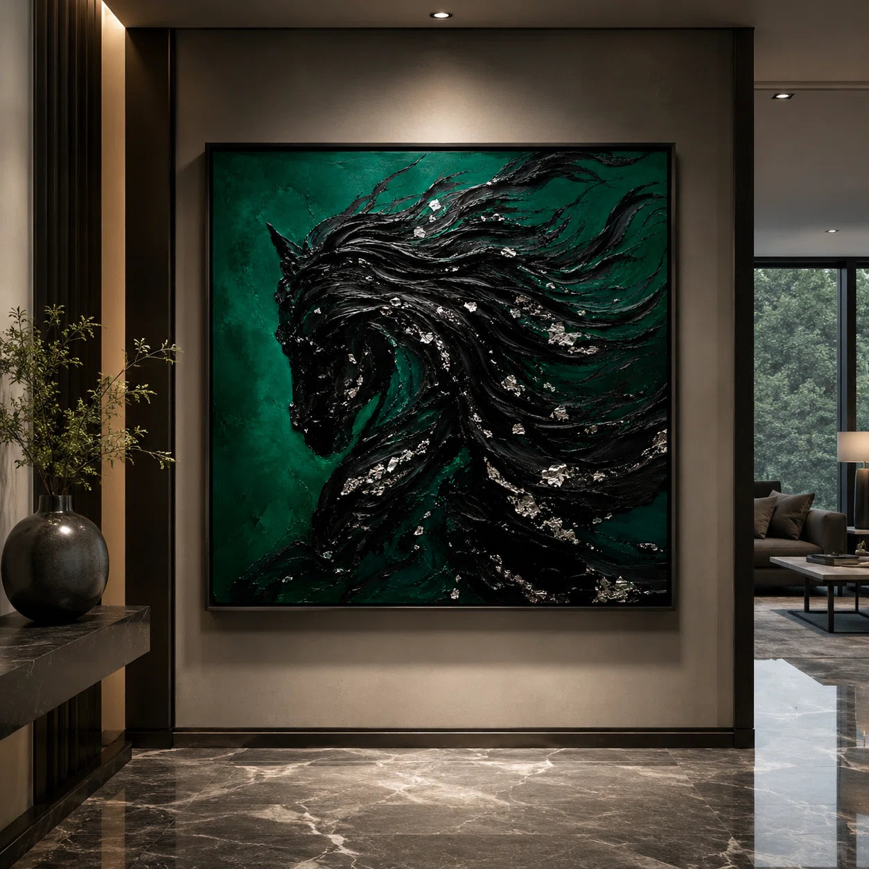 Artura Paint | Midnight Gallop In Emerald