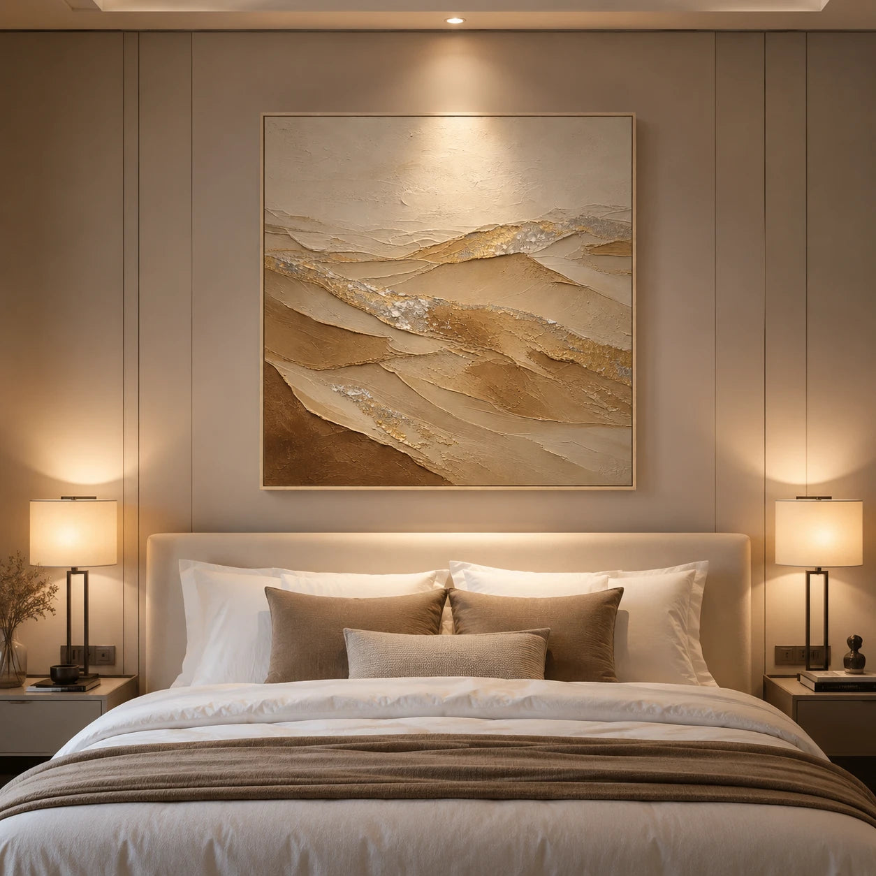 Artura Paint | إرث البلاتين: أصداء متناظرة (مجموعة ثنائية اللوحات مخصصة للعرض الفني)
