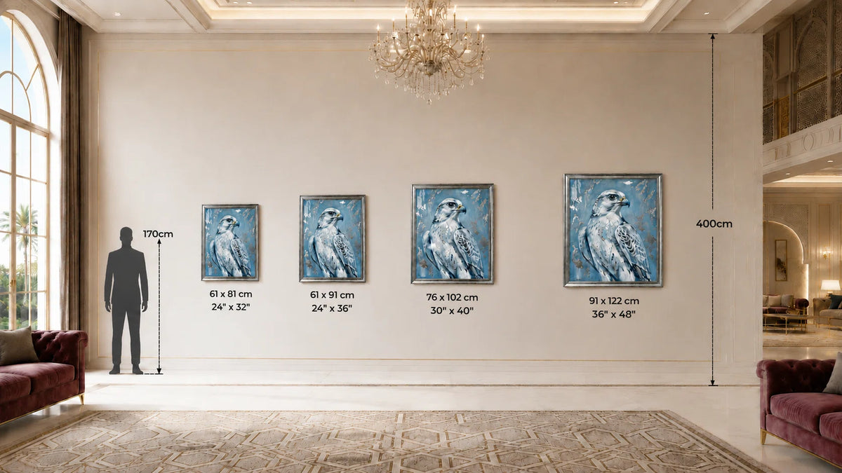 Artura Paint | Guardian of Tradition Hooded Falcon Portrait