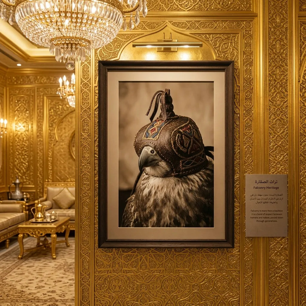 Artura Paint | Guardian of Tradition Hooded Falcon Portrait